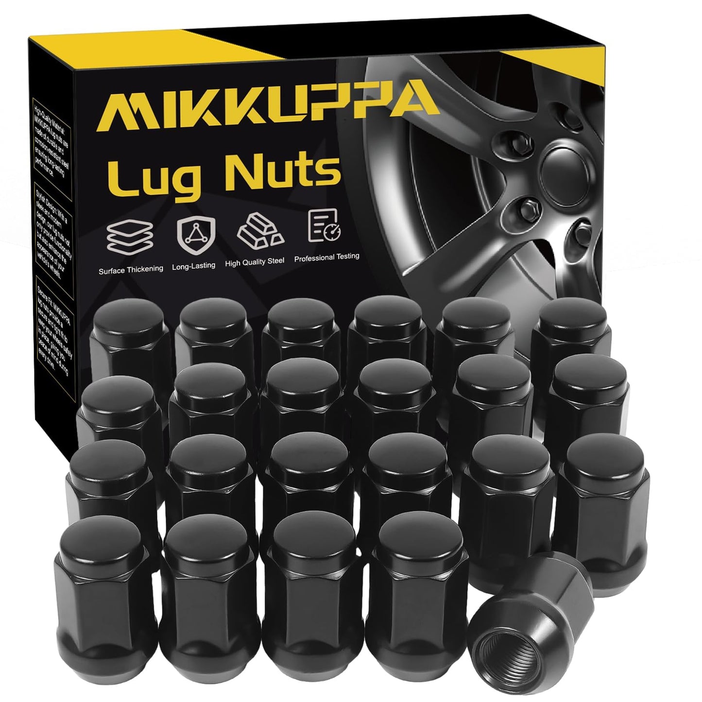 MIKKUPPA 1/2-20 Lug Nuts Closed End Solid Lug Nuts