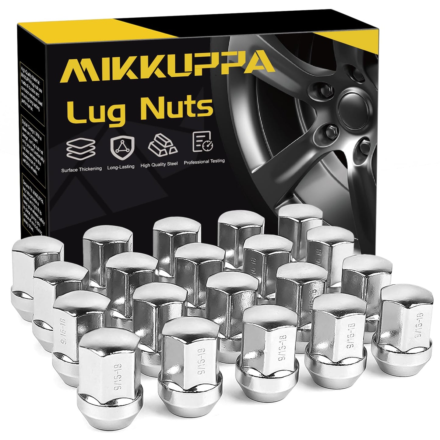 MIKKUPPA OEM Style Lug Nuts Anti-Rusting Updated Tire Nuts