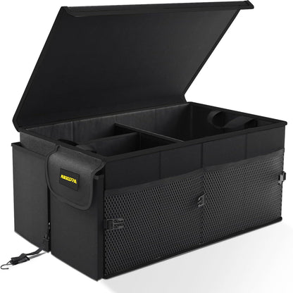MIKKUPPA Car Trunk Organizer Collapsible Trunk Organizer with Lid