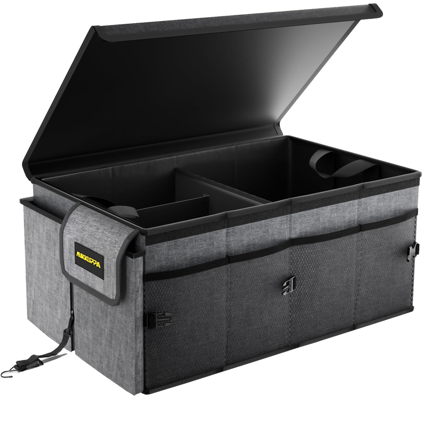 MIKKUPPA Car Trunk Organizer Collapsible Trunk Organizer with Lid