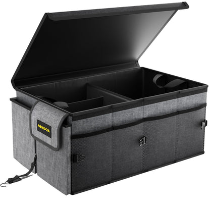 MIKKUPPA Car Trunk Organizer Collapsible Trunk Organizer with Lid