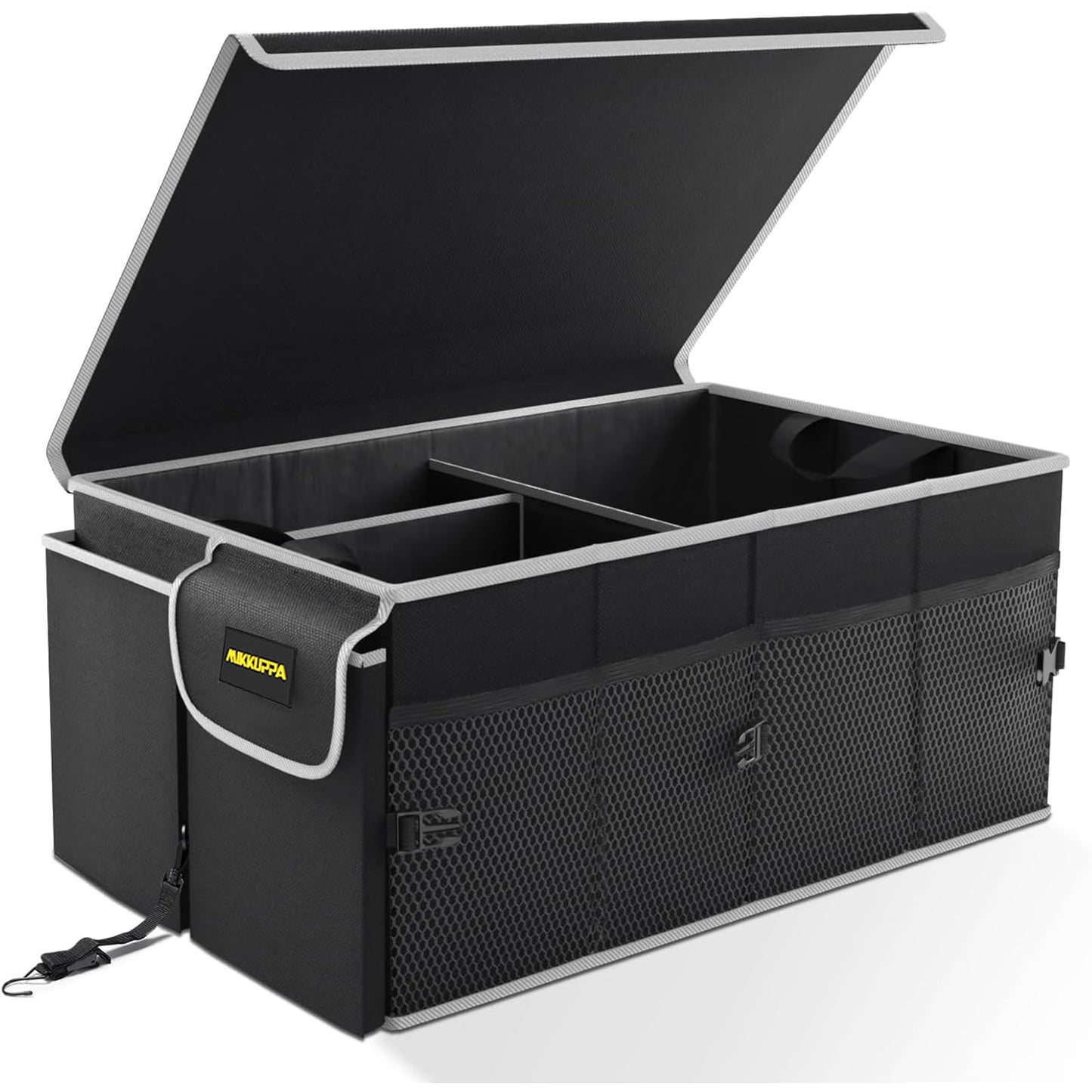 MIKKUPPA Car Trunk Organizer Collapsible Trunk Organizer with Lid
