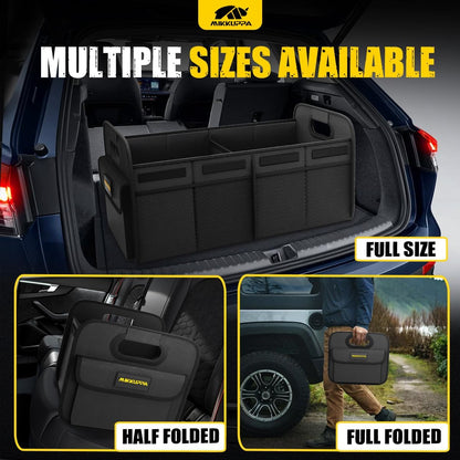 MIKKUPPA Car Trunk Organizer - 70L Collapsible Trunk Organizer