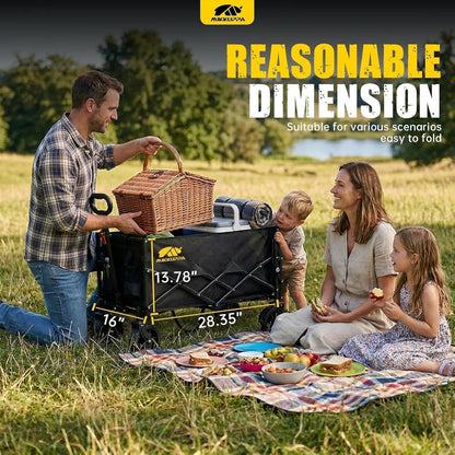 MIKKUPPA Collapsible Wagons Carts Foldable