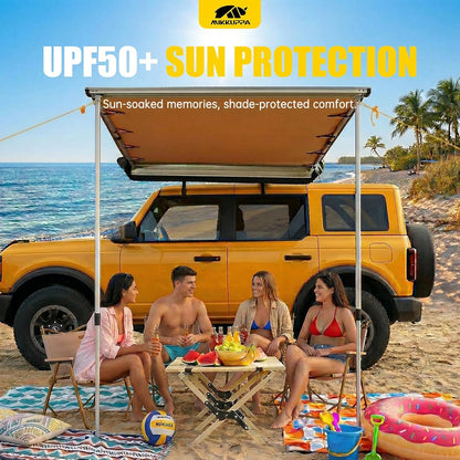 MIKKUPPA Car Awning, 10000mm Waterproof UPF50+ for Camping