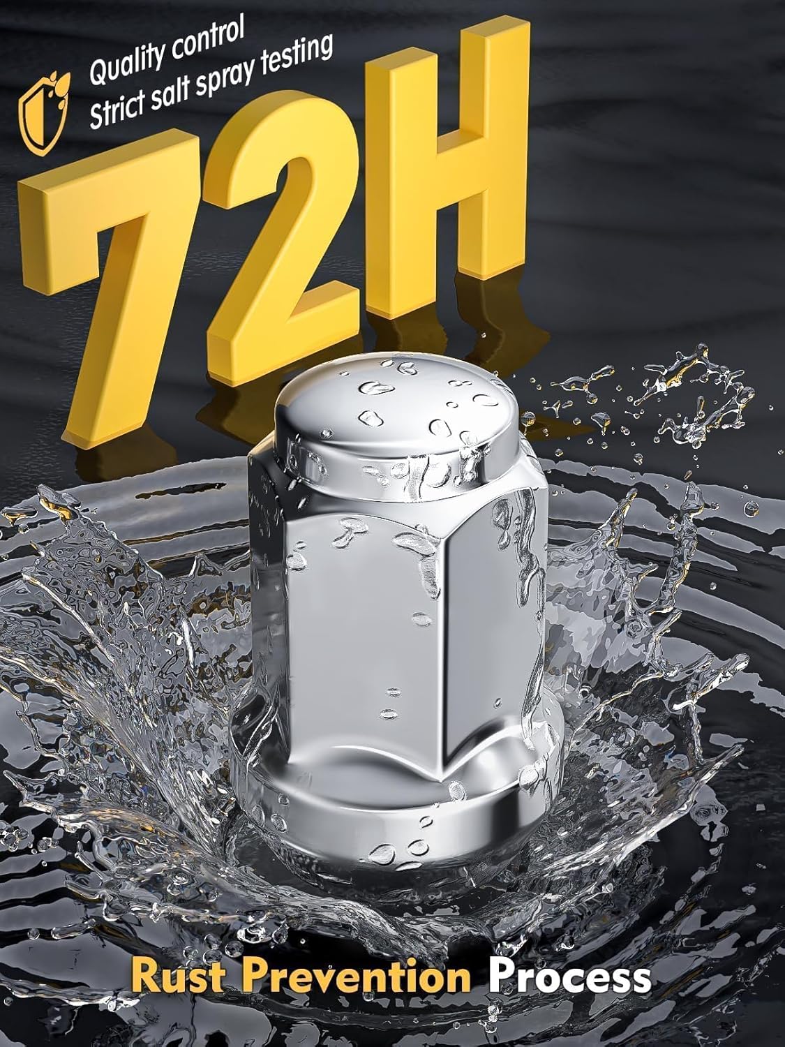 MIKKUPPA M12x1.5 Lug Nuts Aftermarket Wheel Closed End
