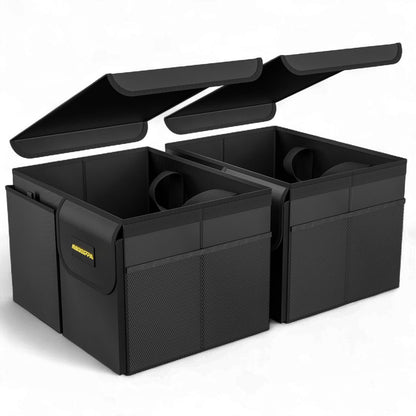 MIKKUPPA Car Trunk Organizer Collapsible Trunk Organizer with Lid